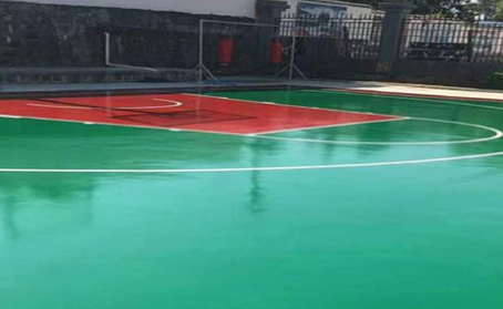 景德镇篮球场翻新地面